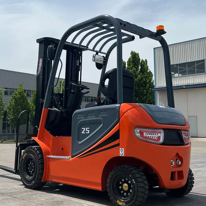 رافعة شوكية صغيرة محمولة عالية الجودة ومنخفضة التكلفة بسعة 3 أطنان مع بطارية يدوية.