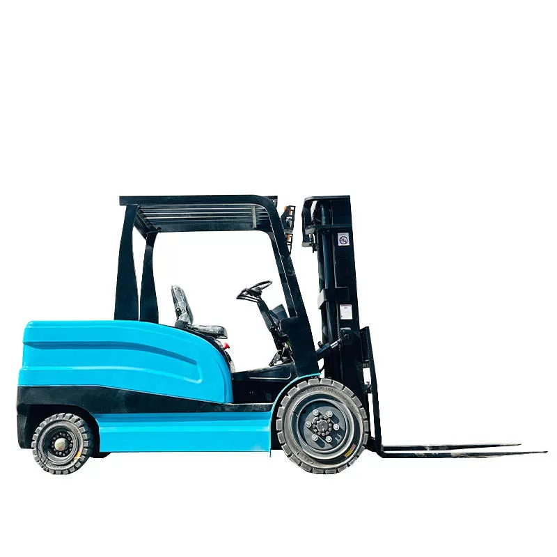 رافعة شوكية سريعة التوصيل بإطارات صلبة (رافعة شوكية كهربائية)