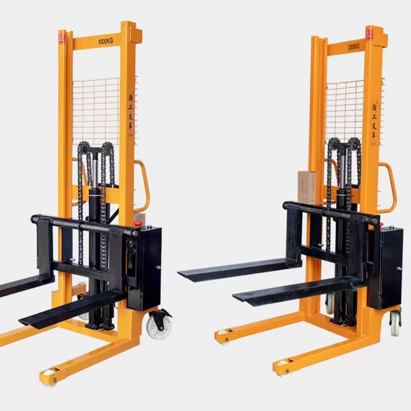Carretilla elevadora manual hidr&aacute;ulica con bomba de pesaje de 3000 kg y 3 toneladas, apilador manual con ruedas de nailon, precio de f&aacute;brica