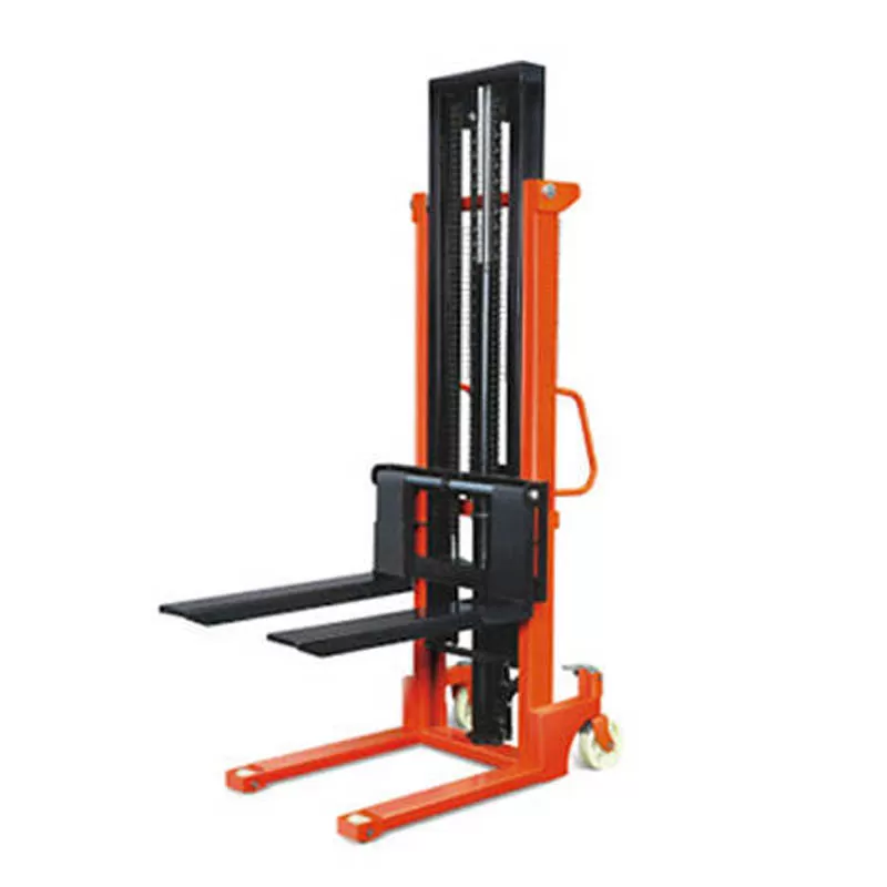 Warehouse material handling equipment / Manual stacker crane, manual forklift stacker crane 2 tons
