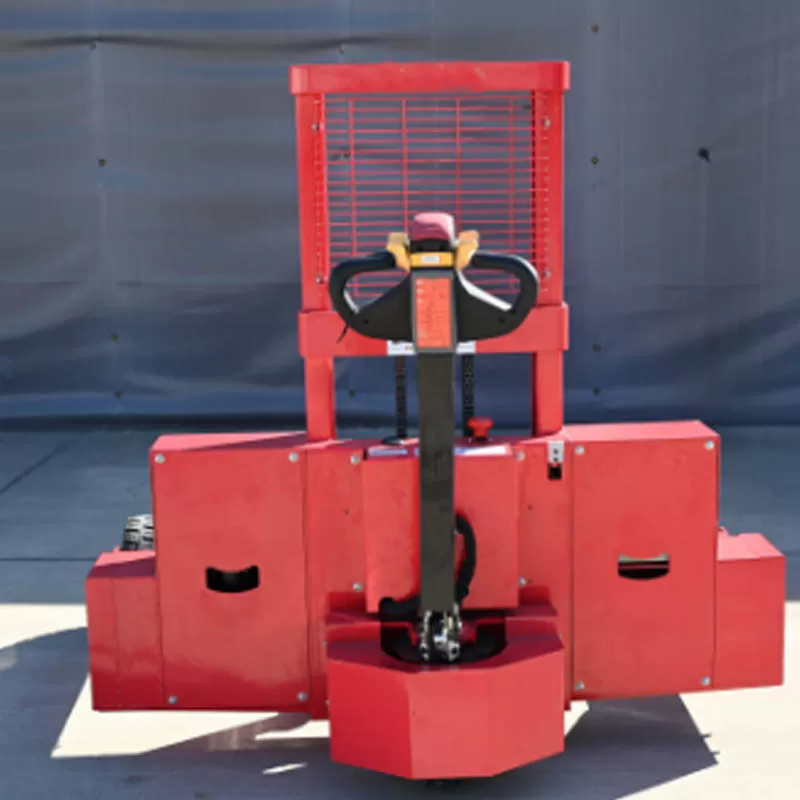 Hot-selling Heli all-terrain electric stacker, fully automatic off-road pallet truck.