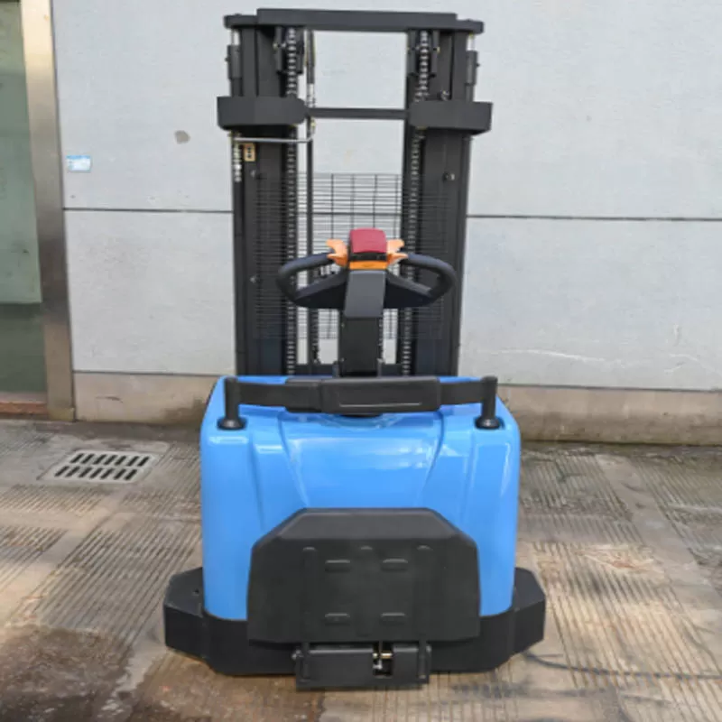 Stacker forklift, heavy-duty design, maximum lifting capacity, stacker, warehouse logistics pallet truck.