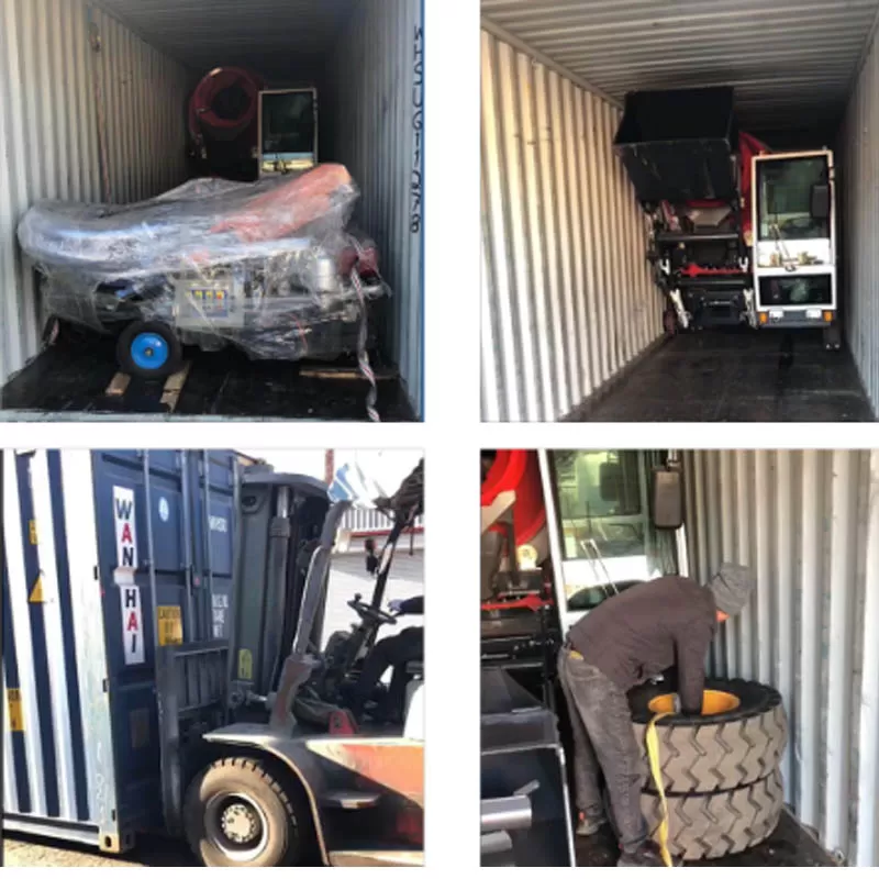 Hot-selling self-loading concrete mixer trucks with pumps, concrete plants