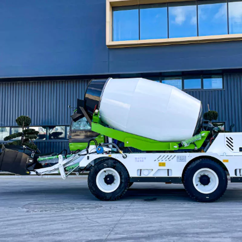 Small concrete mixer truck, self-loading cement mixer truck, mini concrete mixer truck