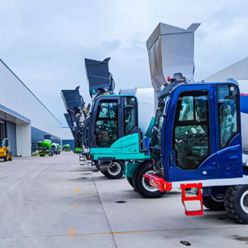 Concrete mixer truck, self-loading concrete mixer truck, EPA Euro 5, Chinese concrete mixer truck