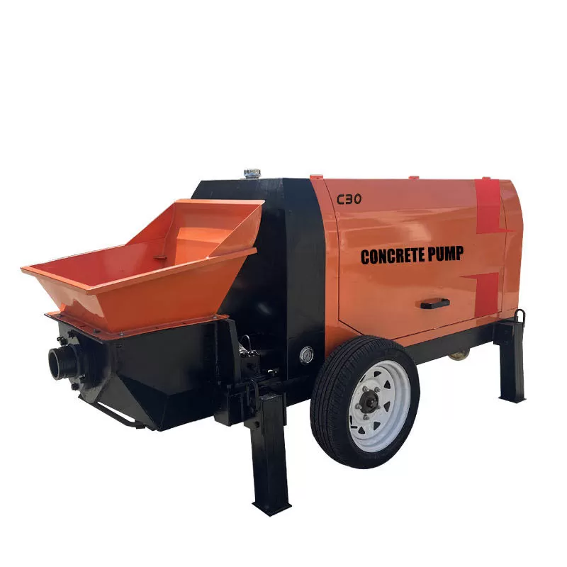 Custom-made diesel-powered 30-type small concrete pump/mini concrete mixing pump
