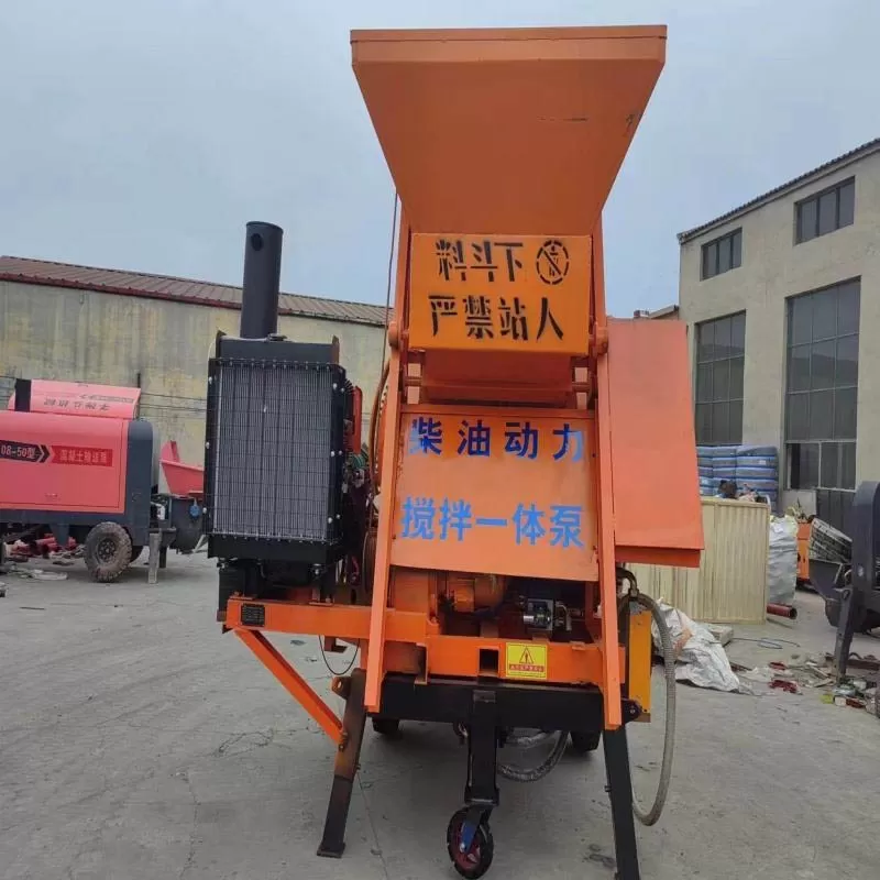 Concrete mixer pumps and truck-mounted mini custom diesel concrete pumps