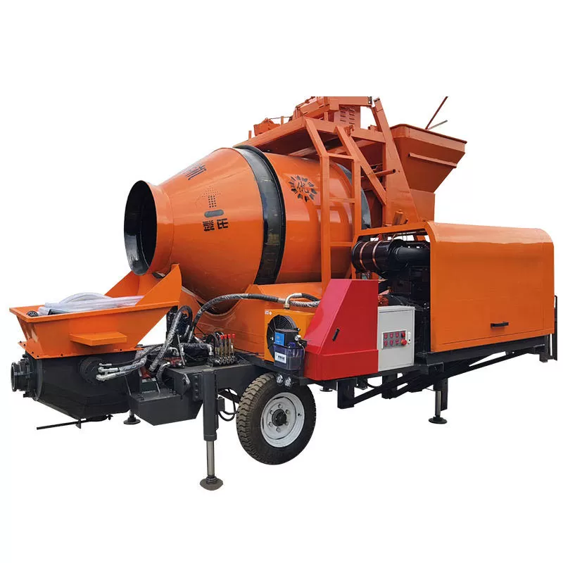 Concrete mixer pumps and truck-mounted mini custom diesel concrete pumps