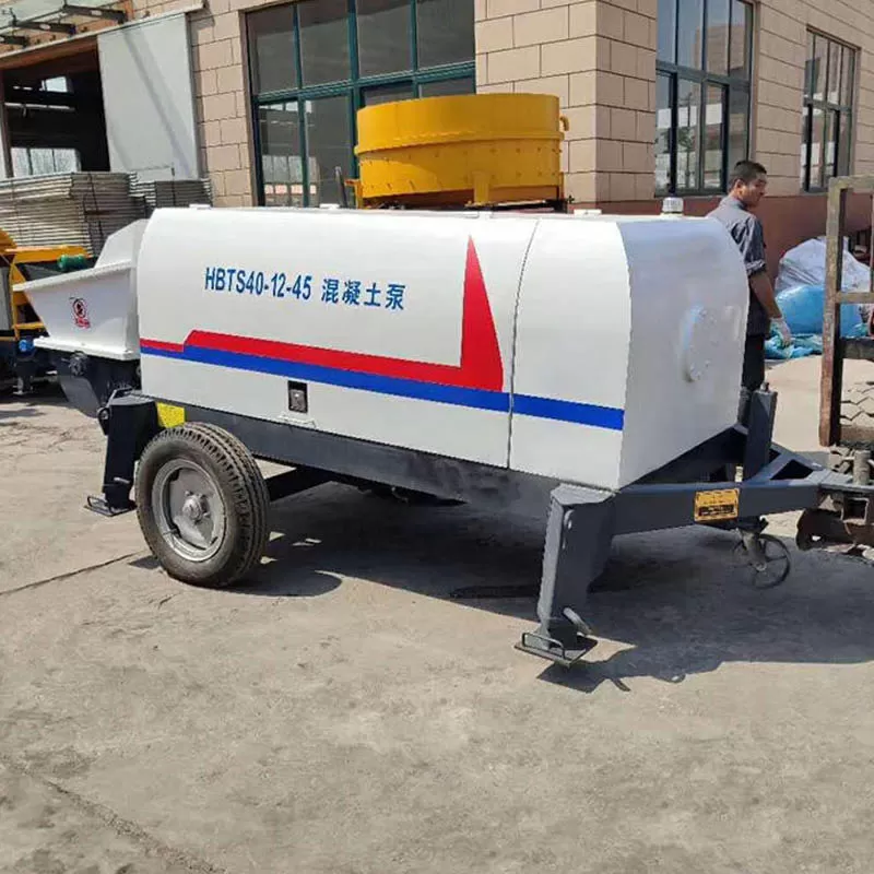 80 cubic meter diesel-powered small concrete pump for sale.