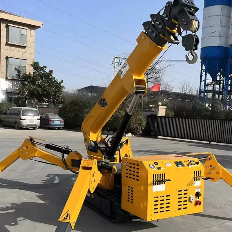 Customized spider cranes: mini 3-ton, 5-ton, and 10-ton spider crawler cranes (EPA EURO5 compliant)