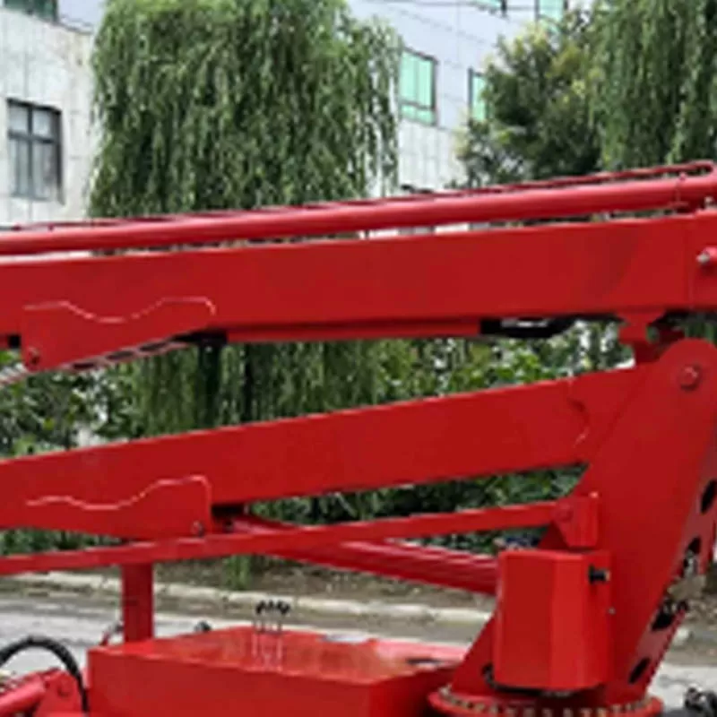 New type of aerial work platform, tracked boom lift, tracked cherry picker.