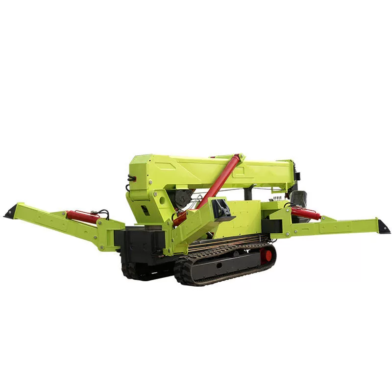 8-ton mini spider crawler crane mobile construction equipment with engine and gearbox core components.