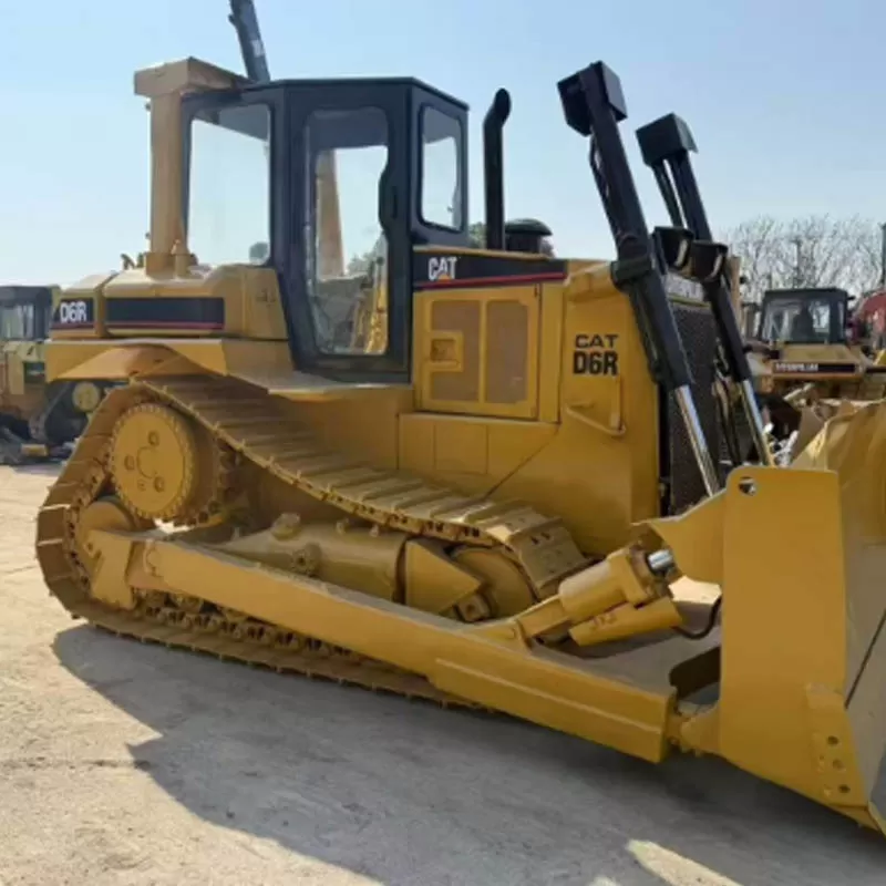 High-quality used Caterpillar D6R bulldozer, 2019 model, 6m dozing capacity, with major components (engine and transmission) included.