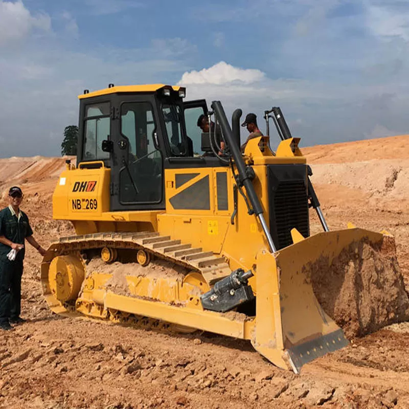 DH17 powerful tracked bulldozer with a powerful engine is available for sale at a discounted price.