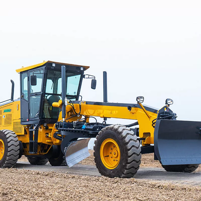 Mininiveladora de ruedas de 220 hp de China, equipada con un divisor de suelo y componentes centrales de motor Cummins con cuchillas.