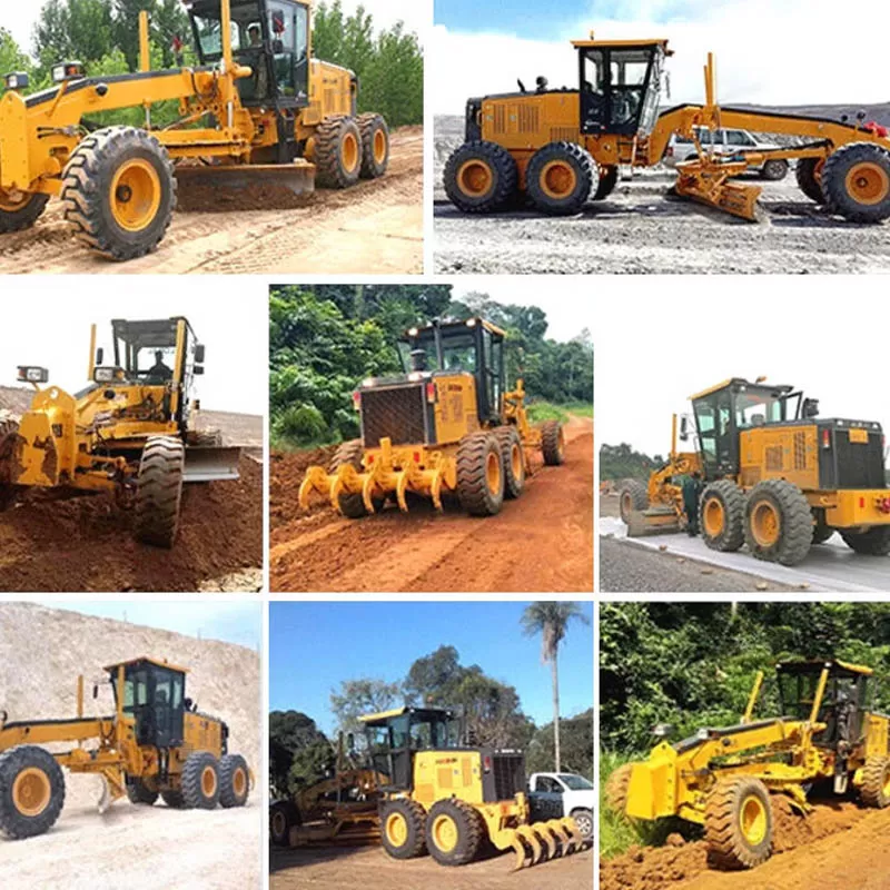 Mininiveladora de ruedas de 220 hp de China, equipada con un divisor de suelo y componentes centrales de motor Cummins con cuchillas.