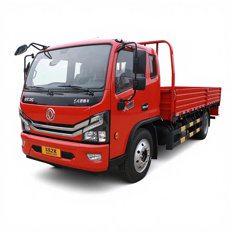 El nuevo mini cami&oacute;n de Dongfeng Truck con capacidad de carga de 10 toneladas y 190 hp, con tanque de combustible de 200 litros.