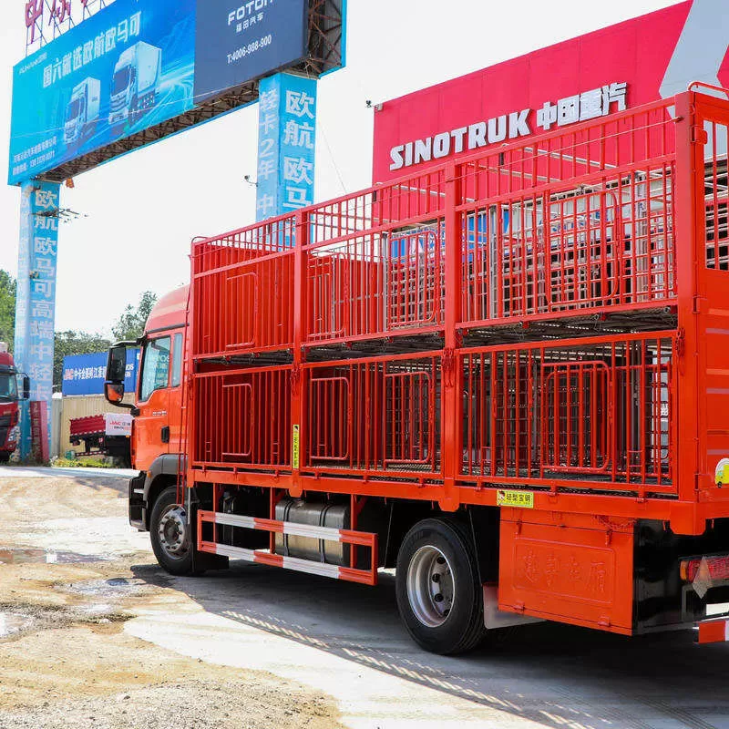 Howo N5W medium-duty truck, flatbed truck