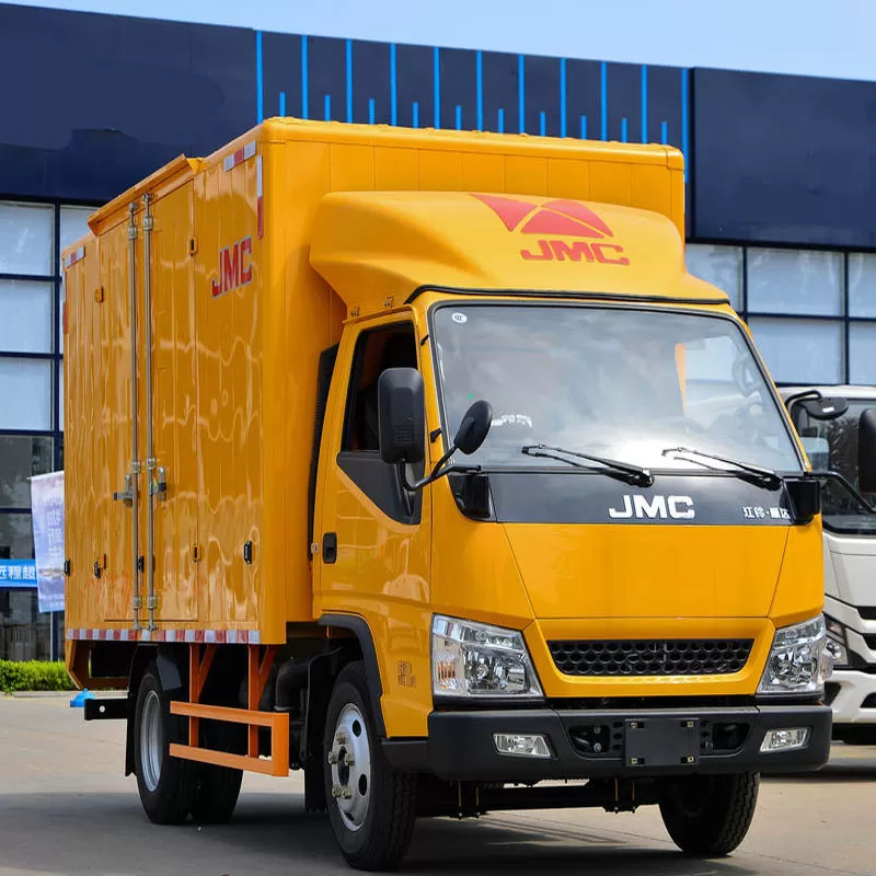Jiangling 129hp 3.7m single-row enclosed light truck