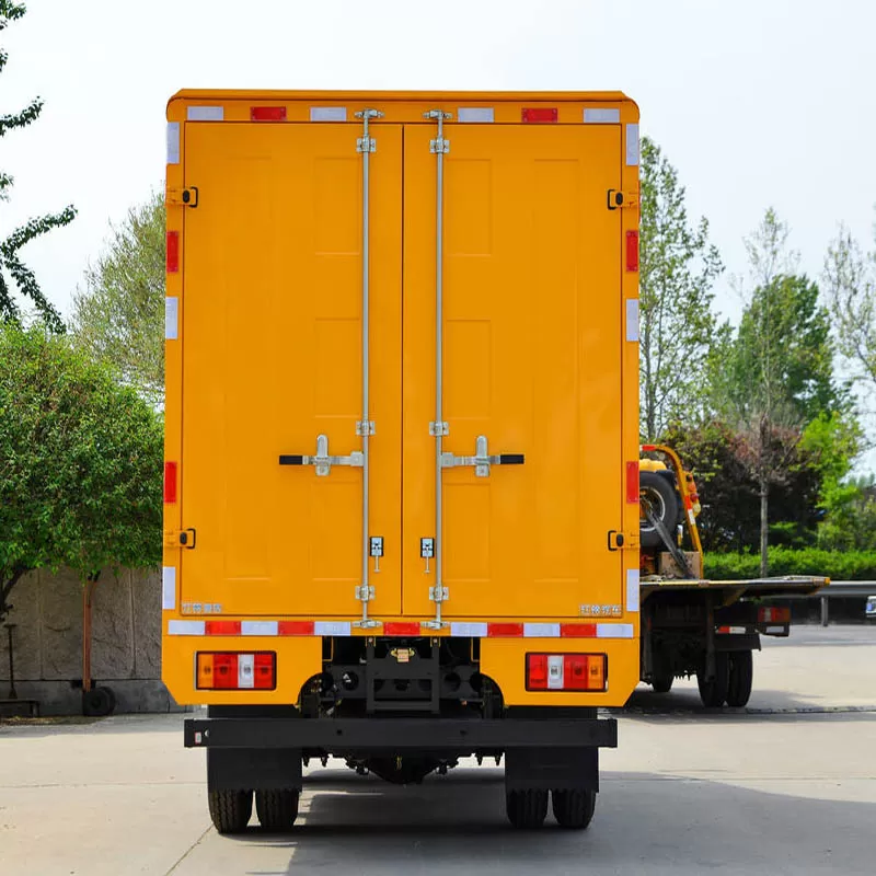 Jiangling 129hp 3.7m single-row enclosed light truck