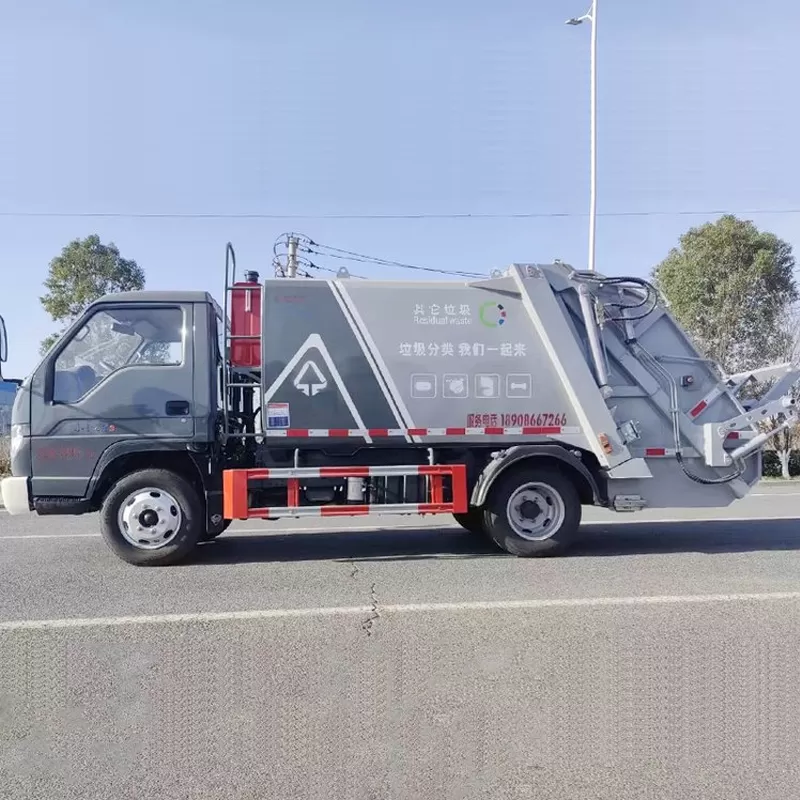 شاحنة ضغط نفايات من نوع جديد، شاحنة ضغط نفايات فوتون سعة 3 أطنان