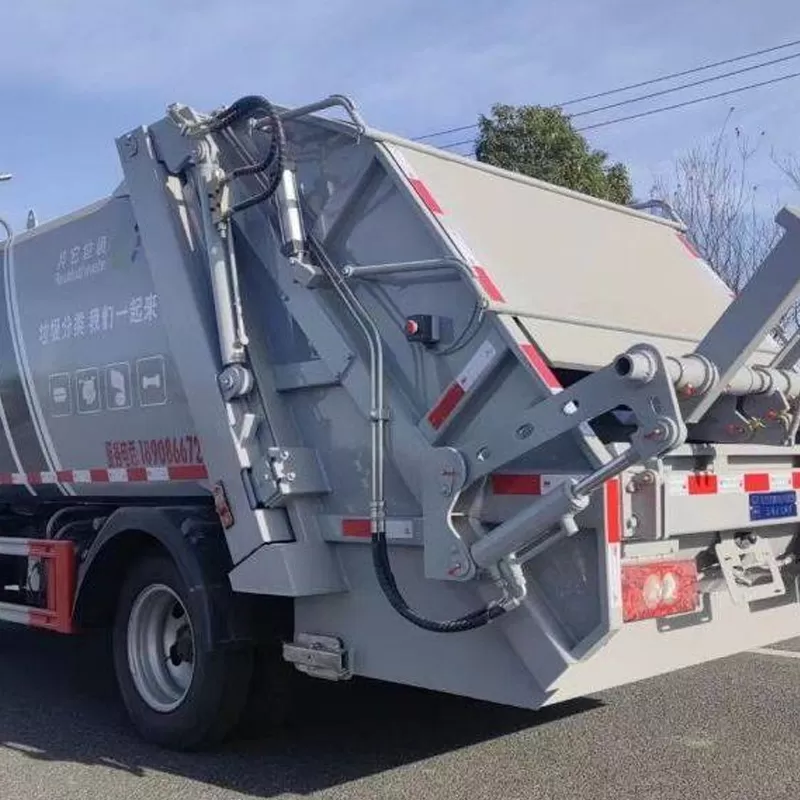 شاحنة ضغط نفايات من نوع جديد، شاحنة ضغط نفايات فوتون سعة 3 أطنان