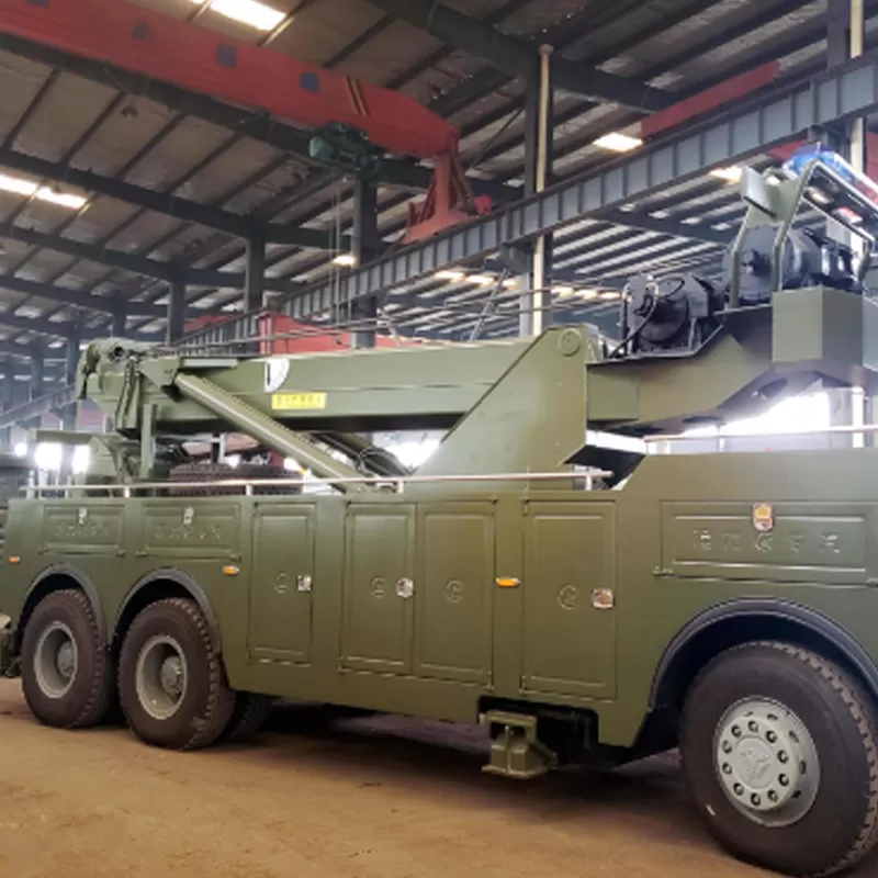 HOWO 30t/50t Heavy-Duty Road Recovery Vehicle, Wrecker, and Tow Truck &mdash; Designed for Roadway Clearance Operations