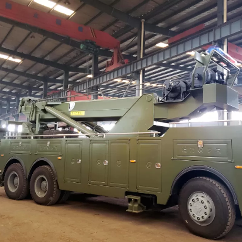 HOWO 30t/50t Heavy-Duty Road Recovery Vehicle, Wrecker, and Tow Truck &mdash; Designed for Roadway Clearance Operations