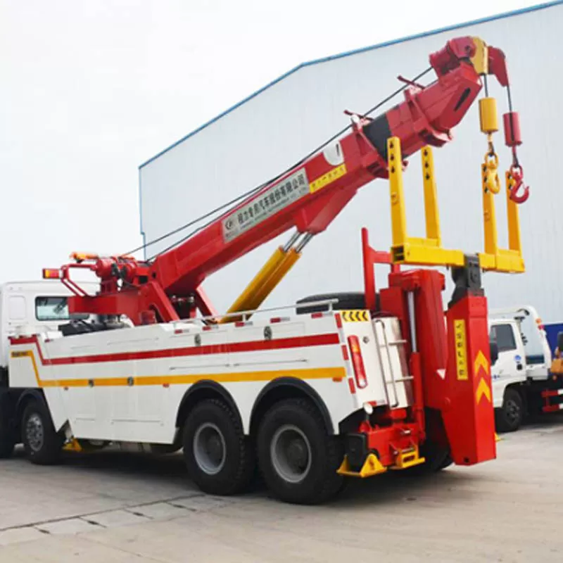 Sinotruk HOWO 8x4 Heavy-Duty 30-Ton / 50-Ton Integrated Towing & Lifting Wrecker &mdash; Road Recovery & Rescue Vehicle