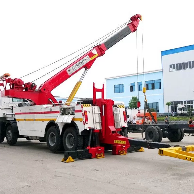Sinotruk HOWO 8x4 Heavy-Duty 30-Ton / 50-Ton Integrated Towing & Lifting Wrecker &mdash; Road Recovery & Rescue Vehicle