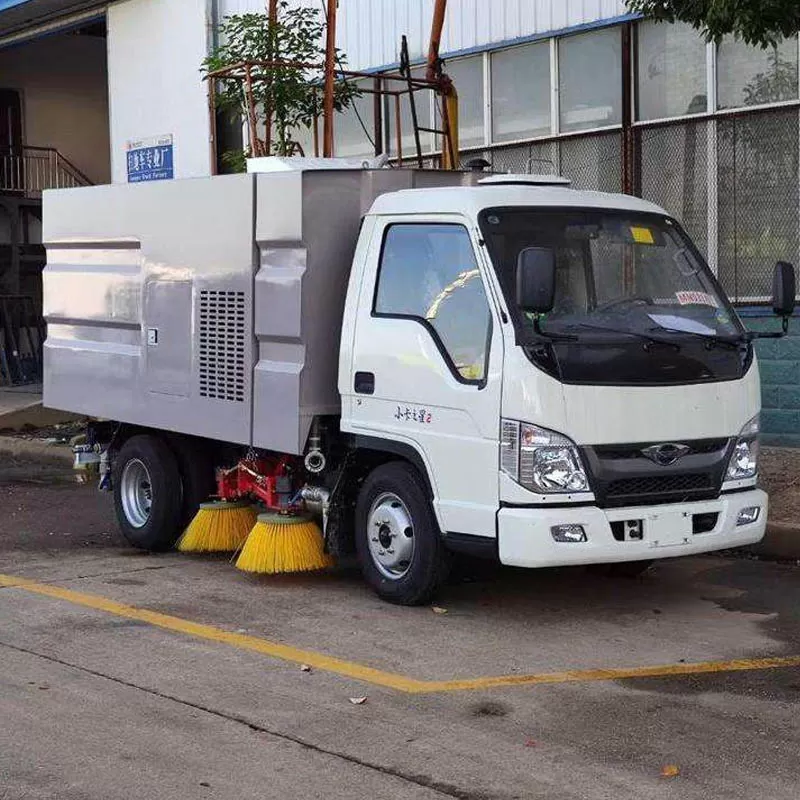 Mini barredora aspiradora montada en veh&iacute;culo