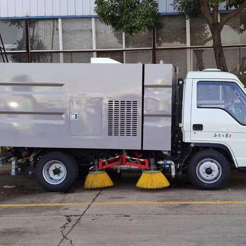 Mini barredora aspiradora montada en veh&iacute;culo