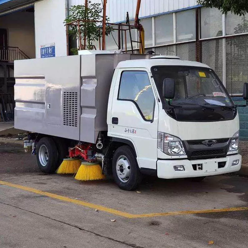 Mini barredora aspiradora montada en veh&iacute;culo