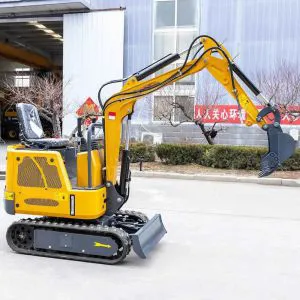 Miniexcavadora/retroexcavadora hidráulica de 1000 kg con certificación CE de China