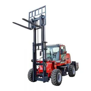 Carretilla elevadora diésel extendida de 3 toneladas con elevación electrohidráulica de China