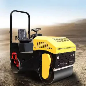 Rodillo vibratorio de doble rueda de acero de 18,6 kW, 2 toneladas y 35 kN de China