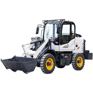 Minicargadora de ruedas con cabina de 0,8 toneladas de China