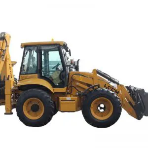 Retroexcavadora modificada de 9,5 toneladas con dirección en las cuatro ruedas, fabricada en China