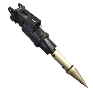 Accesorio para excavadoras de China: Cortadora de troncos hidráulica de 400 mm de diámetro