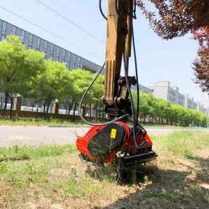 Accesorios de corte para excavadoras: para cortar césped, segar y cortar ramas