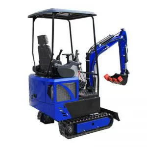 Miniexcavadora sobre cadenas de 1500 kg y 0,03 m³ de China