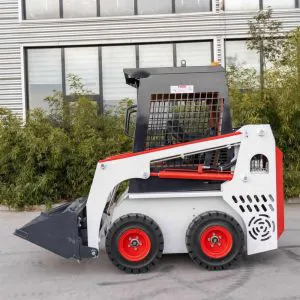Cargadora compacta de ruedas con cucharón de 1,2 toneladas de China