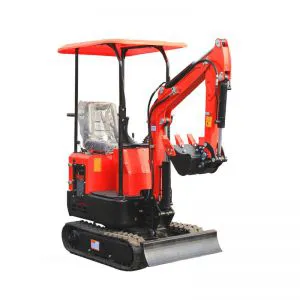 Miniexcavadora sobre orugas de 800 kg y 0,025 m³ de China
