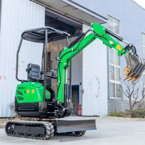 Miniexcavadora de cadenas de China, 1000 kg, 13,4 kW/2200 rpm, 0,022 m³