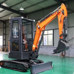 Miniexcavadora sobre cadenas de 1200 kg, 9,2 kW y 0,035 m³ de China