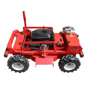 Cortadora de césped con control remoto de ruedas de 12 V y 196 CC de China