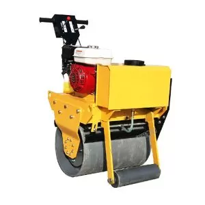 Mini rodillo compactador de una sola rueda con vibración de 4,8 kW, 420 kg y 20 nudos de China