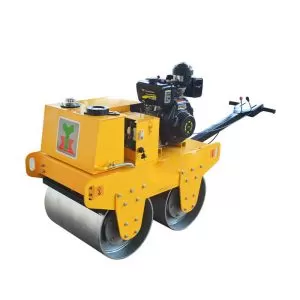 Rodillo compactador de doble cilindro, China, 1T, 9HP, 3600rpm, 40KN