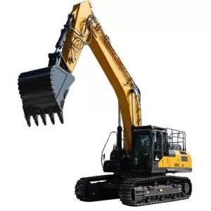China's top brand diesel excavator XE380LC is used for precision earthmoving operations.
