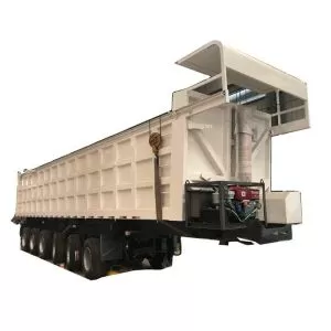 Side and Rear Dump Trailer 3-Axle 40-Ton Heavy-Duty End-Dump Material Handling Semi-Trailer Truck